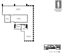 801 Cherry St, Fort Worth, TX en alquiler Plano de la planta- Imagen 1 de 2