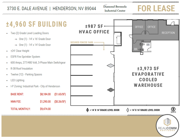 3730 E Dale Ave, Henderson, NV en alquiler - Foto del edificio - Imagen 3 de 5