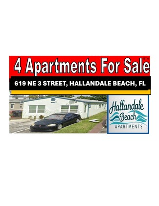 Más detalles para 619-1 NE 3 STREET, Hallandale Beach, FL - Edificios residenciales en venta