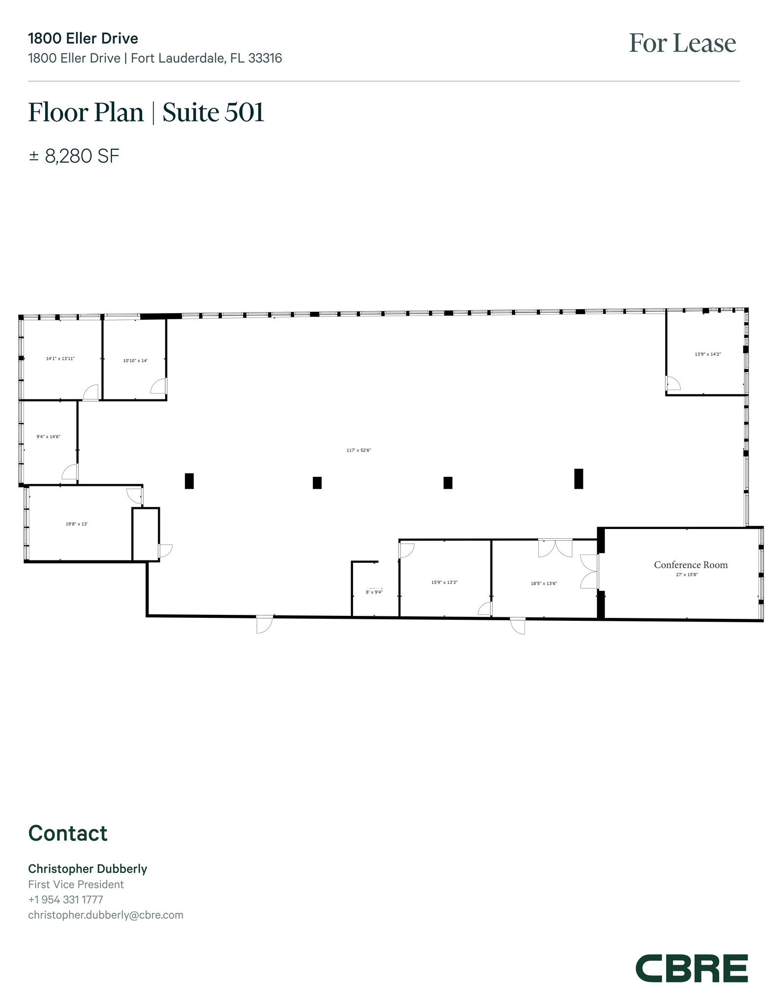 1800 Eller Dr, Fort Lauderdale, FL en alquiler Plano del sitio- Imagen 1 de 1