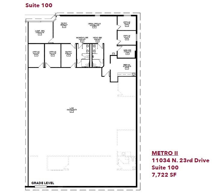 11034 N 23rd Dr, Phoenix, AZ en alquiler Plano de la planta- Imagen 1 de 1