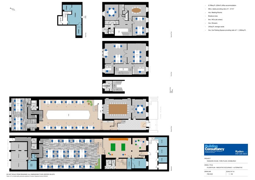 32 York Pl, Edinburgh en alquiler - Plano de la planta - Imagen 2 de 8