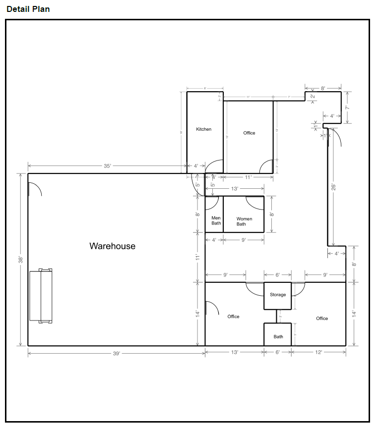 2382-2388 Franklin Rd, Bloomfield Hills, MI en alquiler Plano de planta tipo- Imagen 1 de 1