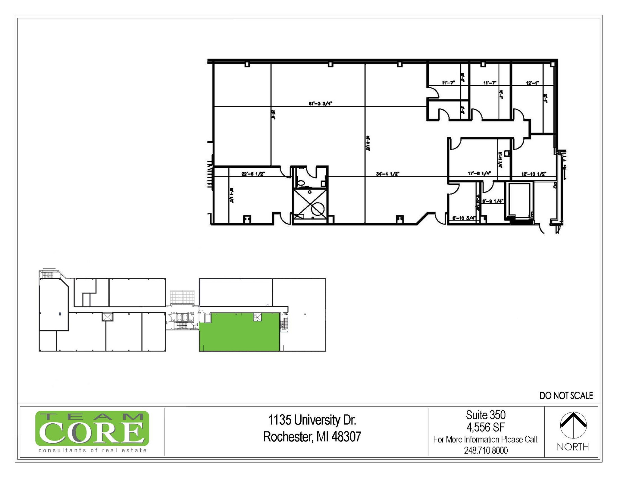 1135 W University Dr, Rochester Hills, MI en alquiler Plano de la planta- Imagen 1 de 1