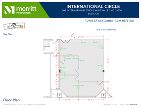 303 International Cir, Hunt Valley, MD en alquiler Plano de la planta- Imagen 1 de 1