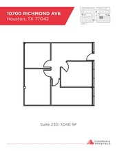 10700 Richmond Ave, Houston, TX en alquiler Plano de la planta- Imagen 1 de 1