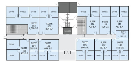 7951 Riviera Blvd, Miramar, FL en alquiler Plano de la planta- Imagen 2 de 3