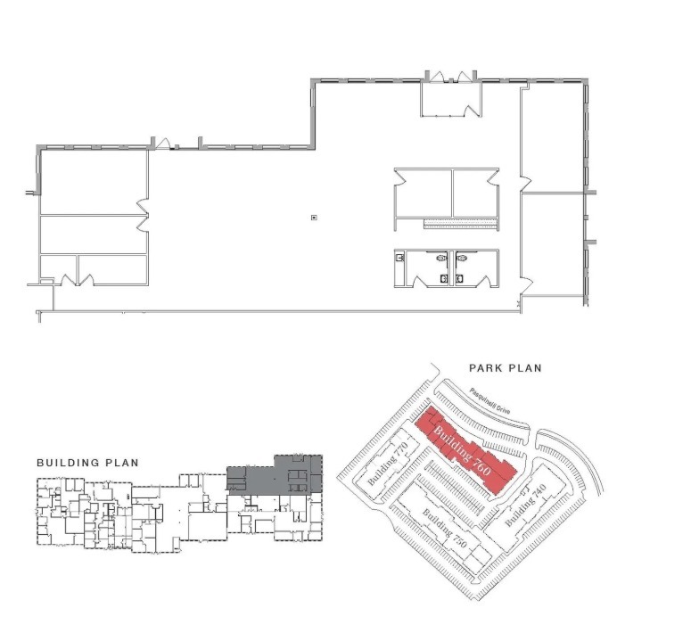 740 Pasquinelli Dr, Westmont, IL en alquiler Plano de la planta- Imagen 1 de 1