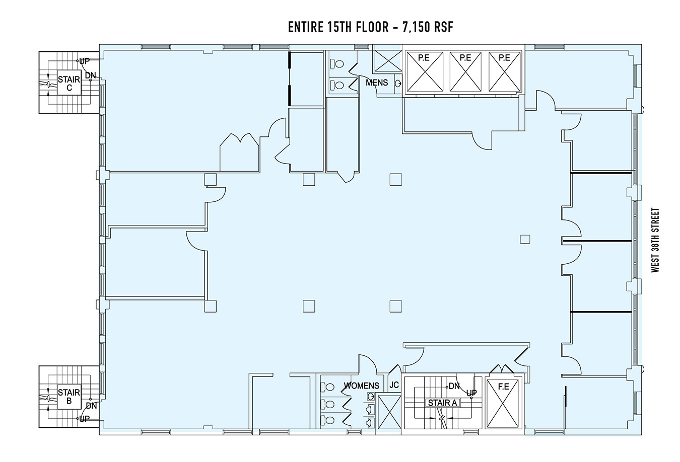 29 W 38th St, New York, NY en alquiler Plano de la planta- Imagen 1 de 1