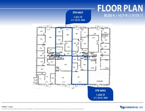 6140-6163 W Corporal Ln, Boise, ID en alquiler Plano de la planta- Imagen 1 de 1