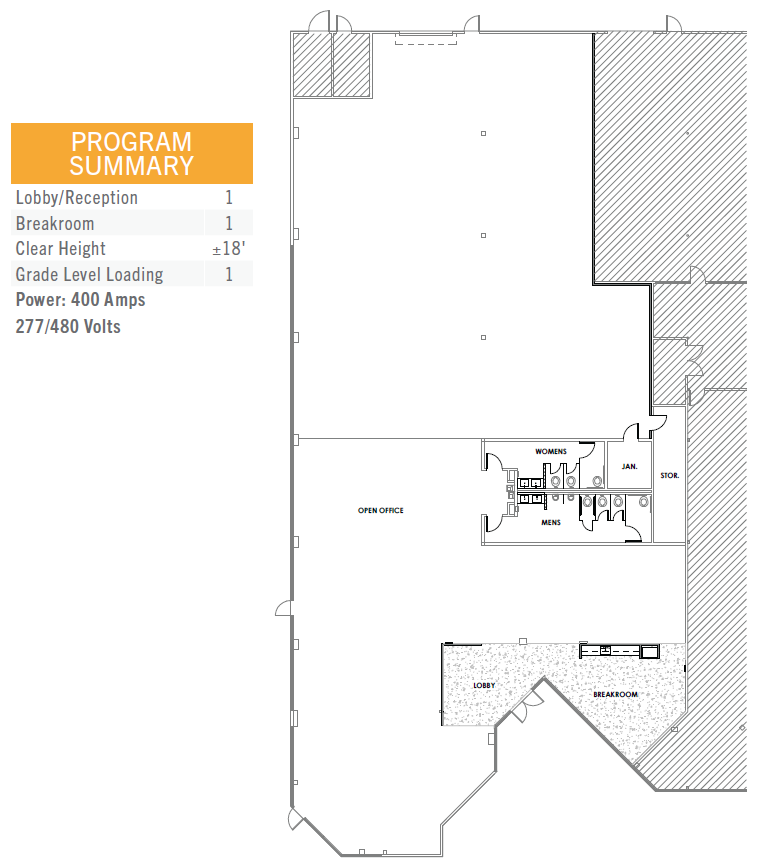 51-61 Daggett Dr, San Jose, CA en alquiler Plano de la planta- Imagen 1 de 2