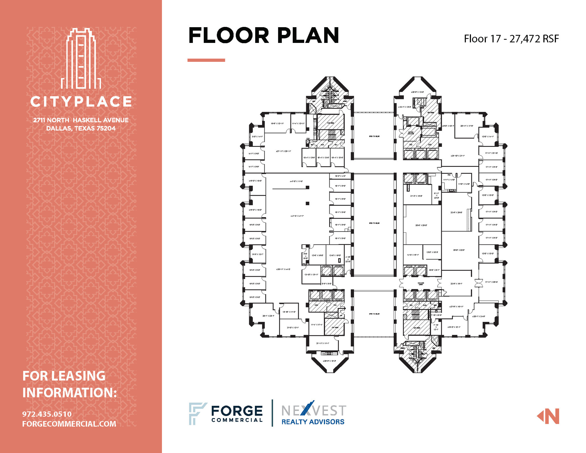 2711 N Haskell Ave, Dallas, TX en alquiler Plano de la planta- Imagen 1 de 1