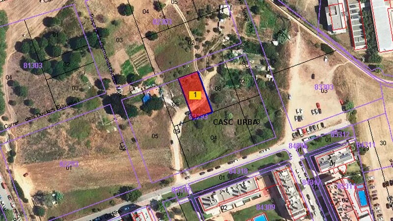 Carrer dels Doctors Eduardo i J. Mª Berini, 10, Calonge i Sant Antoni, Gerona en venta - Plano de solar - Imagen 2 de 3