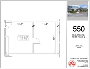 540-550 W Frontage Rd, Northfield, IL en alquiler Plano de la planta- Imagen 1 de 3