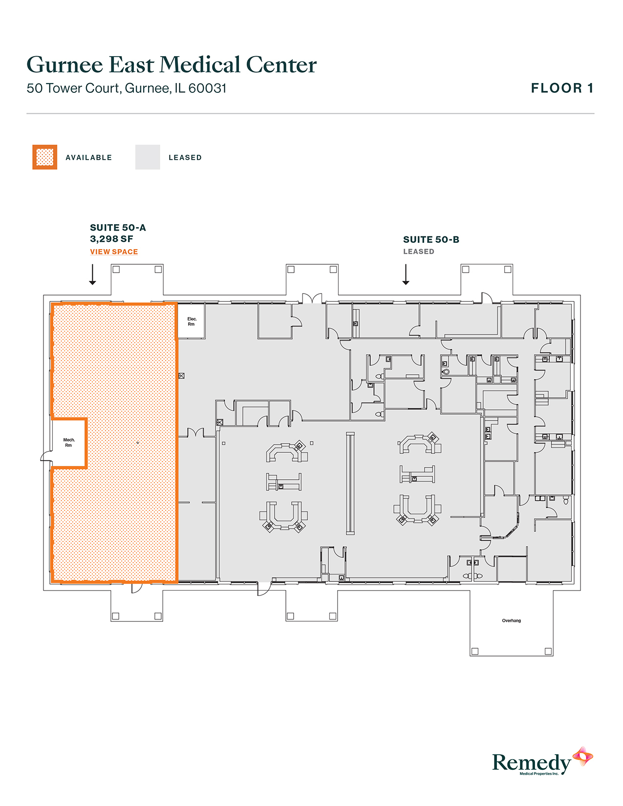 3 S Greenleaf Ave, Gurnee, IL en alquiler Plano de la planta- Imagen 1 de 1