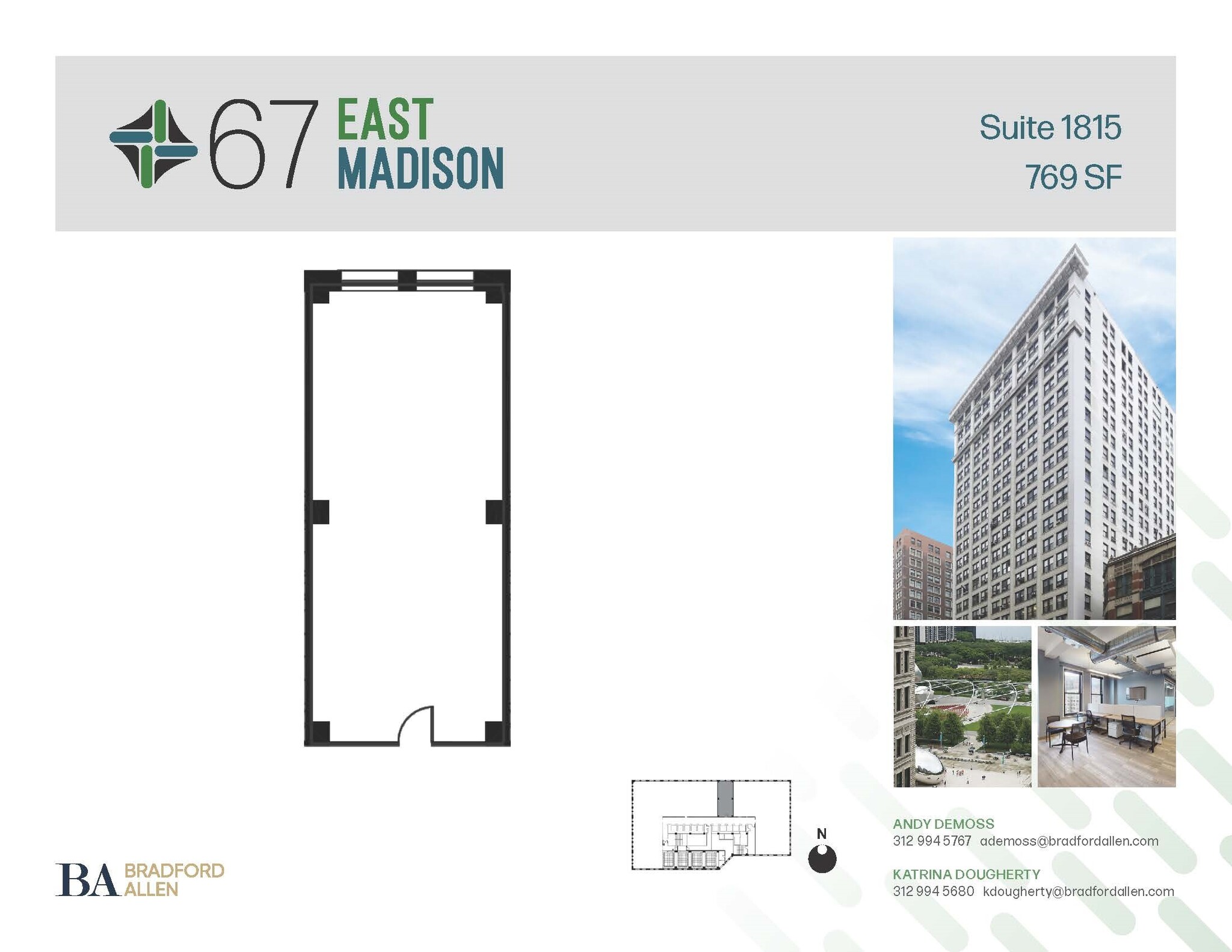 67 E Madison St, Chicago, IL en alquiler Plano de la planta- Imagen 1 de 1