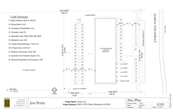 8025-8055 N 76th St, Milwaukee, WI en alquiler Plano del sitio- Imagen 1 de 5