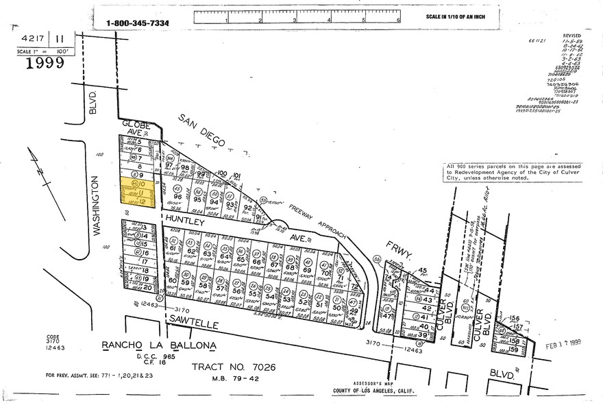 11268 Washington Blvd, Culver City, CA en venta - Plano de solar - Imagen 2 de 8