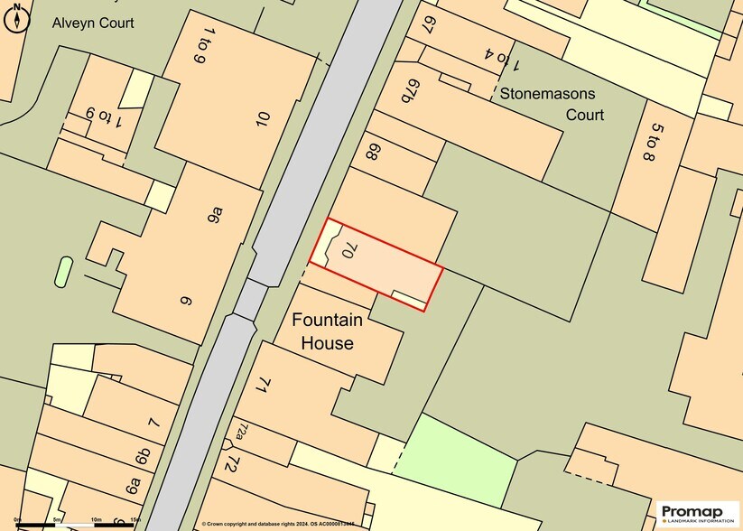 70 Parchment St, Winchester en alquiler - Plano del sitio - Imagen 2 de 7