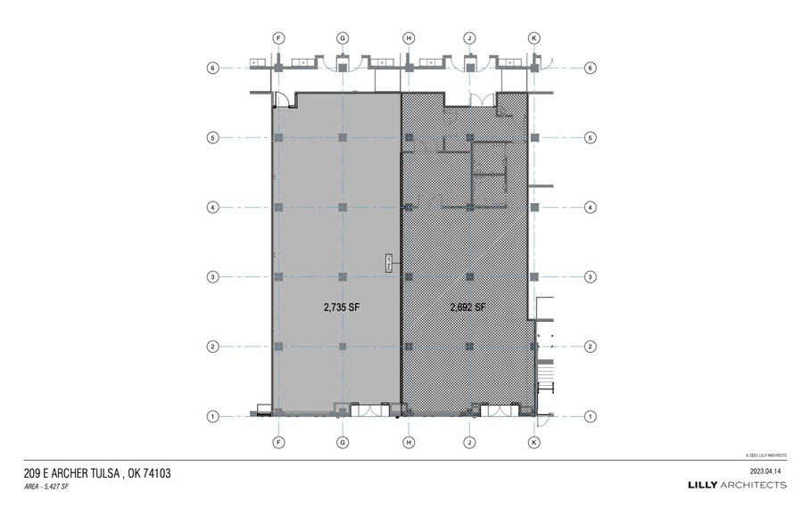 205-221 E Archer St, Tulsa, OK en alquiler - Foto del edificio - Imagen 3 de 6