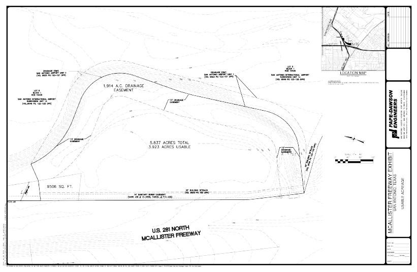 Hwy 281 N & Terminal Dr, San Antonio, TX en venta - Plano de solar - Imagen 3 de 3