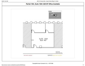 5901 W Century Blvd, Los Angeles, CA en alquiler Plano de la planta- Imagen 1 de 1