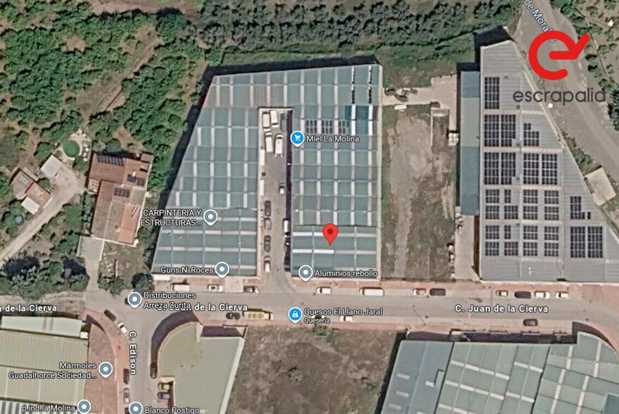 Calle Juan de la Cierva, 3, Álora, Málaga en venta - Vista aérea - Imagen 2 de 2
