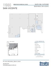 11980 San Vicente Blvd, Los Angeles, CA en alquiler Plano de la planta- Imagen 1 de 13