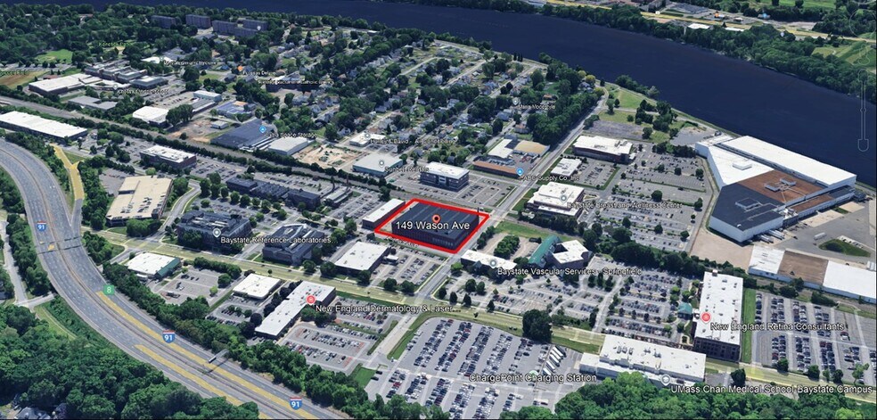 149 Wason Ave, Springfield, MA en venta - Vista aérea - Imagen 1 de 1