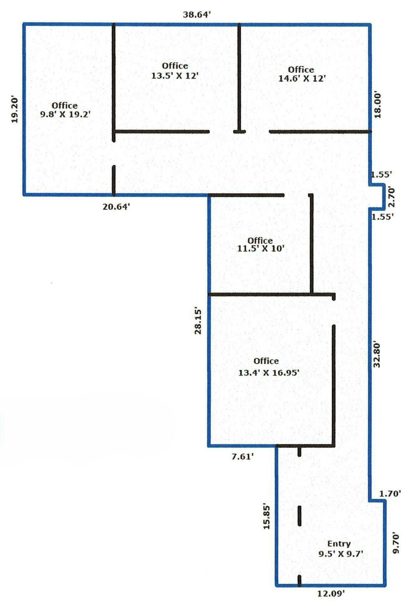 9725 SW Beaverton Hillsdale Hwy, Beaverton, OR en alquiler Plano de la planta- Imagen 1 de 1