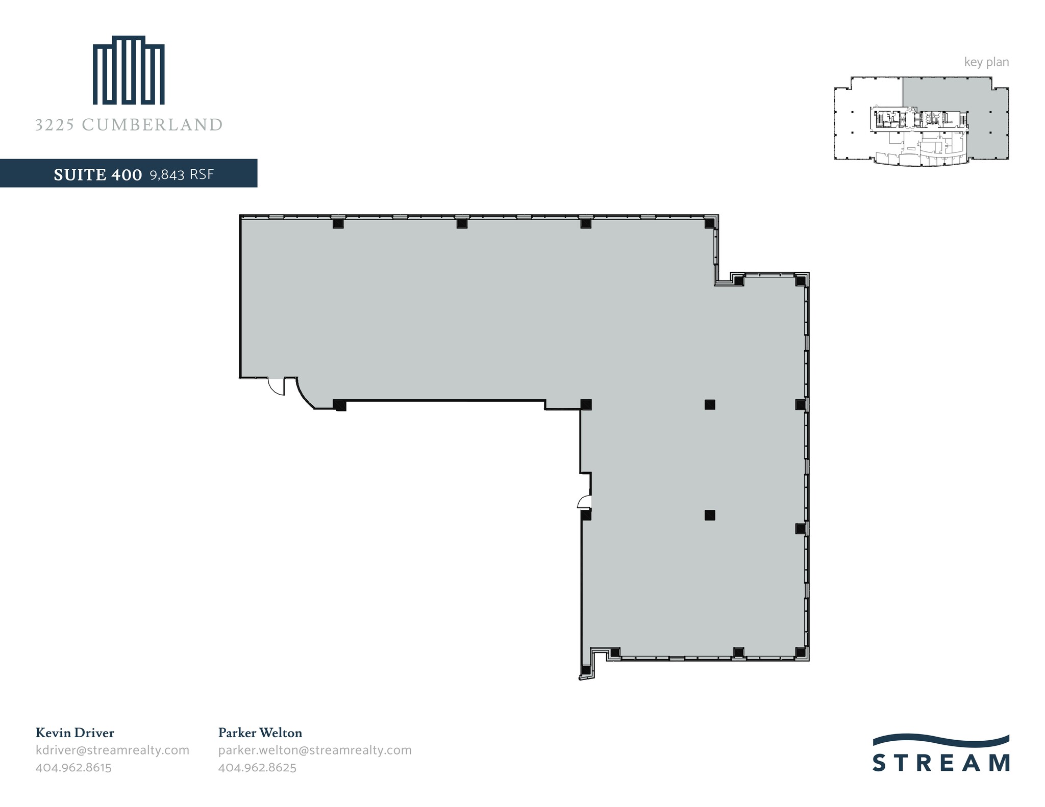 3225 Cumberland Blvd SE, Atlanta, GA en alquiler Plano del sitio- Imagen 1 de 2