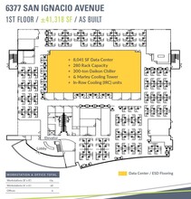 6377 San Ignacio Ave, San Jose, CA en alquiler Plano de la planta- Imagen 1 de 1