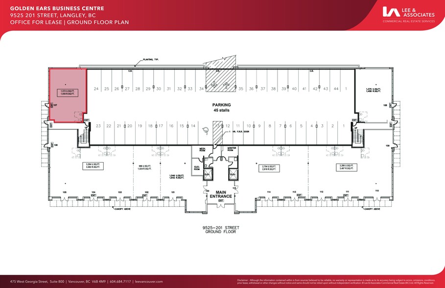 9525 201st St, Langley, BC en alquiler - Plano del sitio - Imagen 3 de 20