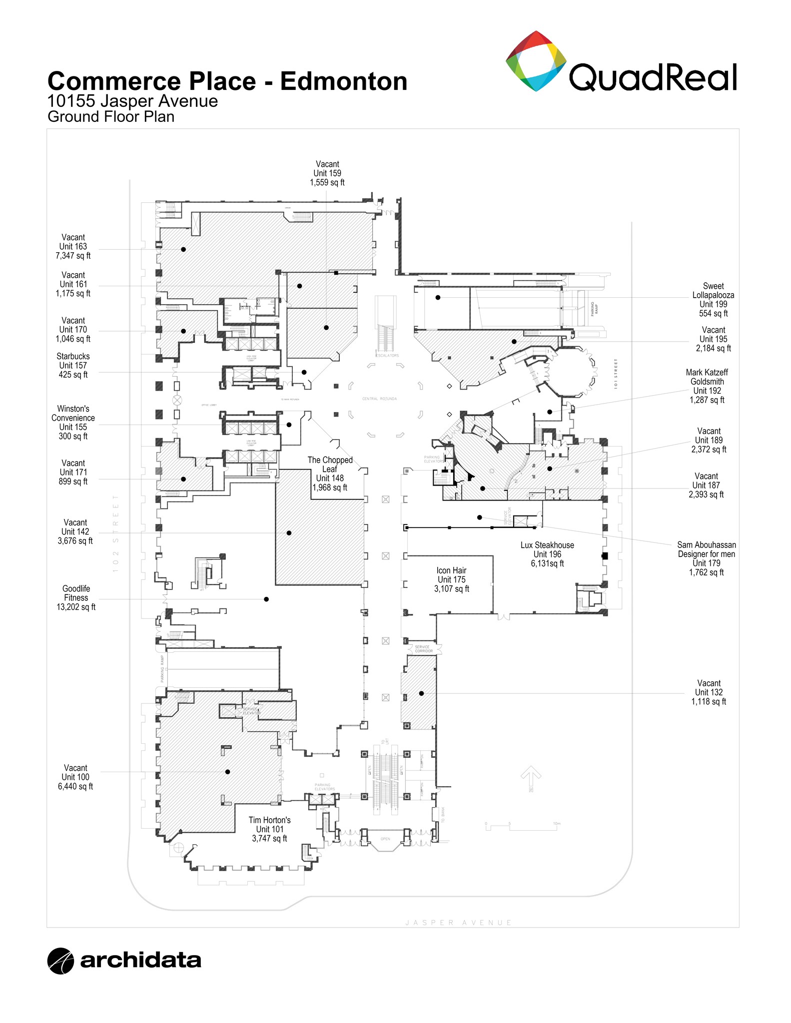 10155 102nd St NW, Edmonton, AB en alquiler Plano del sitio- Imagen 1 de 1