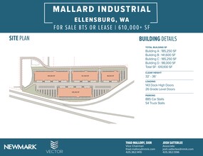 Mallard Industrial, Ellensburg, WA en alquiler Plano del sitio- Imagen 1 de 1