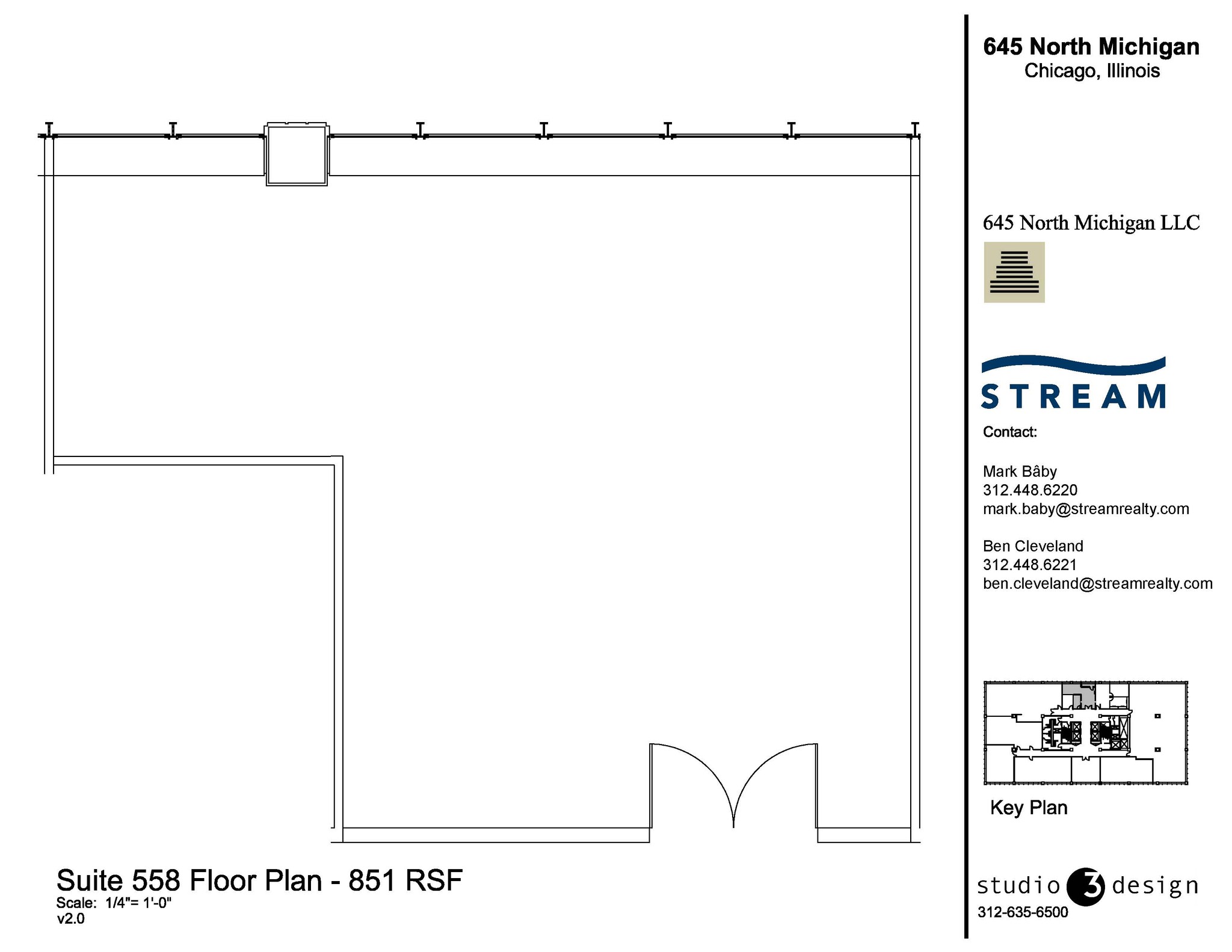 645 N Michigan Ave, Chicago, IL en alquiler Plano de la planta- Imagen 1 de 1