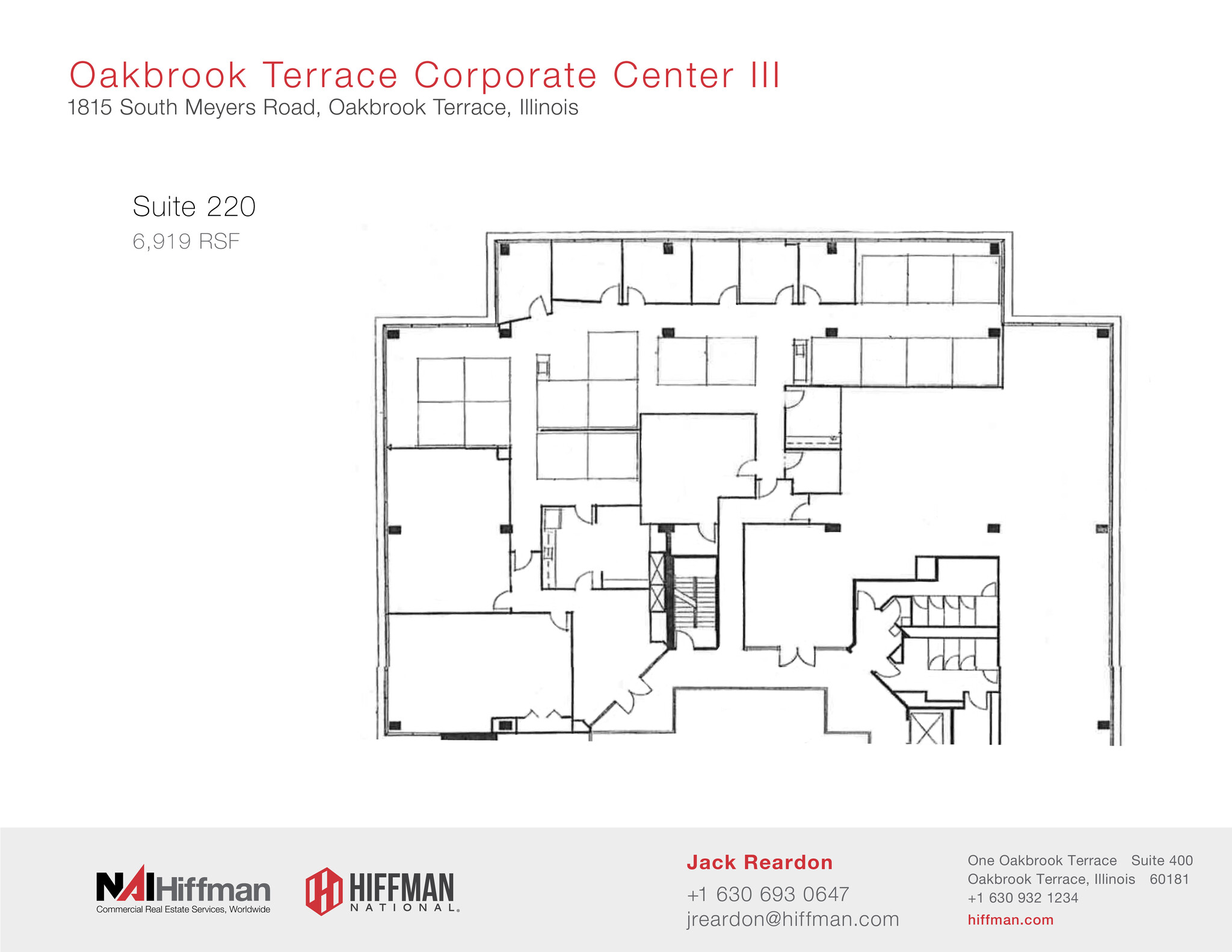 1815 S Meyers Rd, Oakbrook Terrace, IL en alquiler Plano de la planta- Imagen 1 de 1