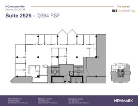 6 Concourse Pky NE, Atlanta, GA en alquiler Plano de la planta- Imagen 1 de 1