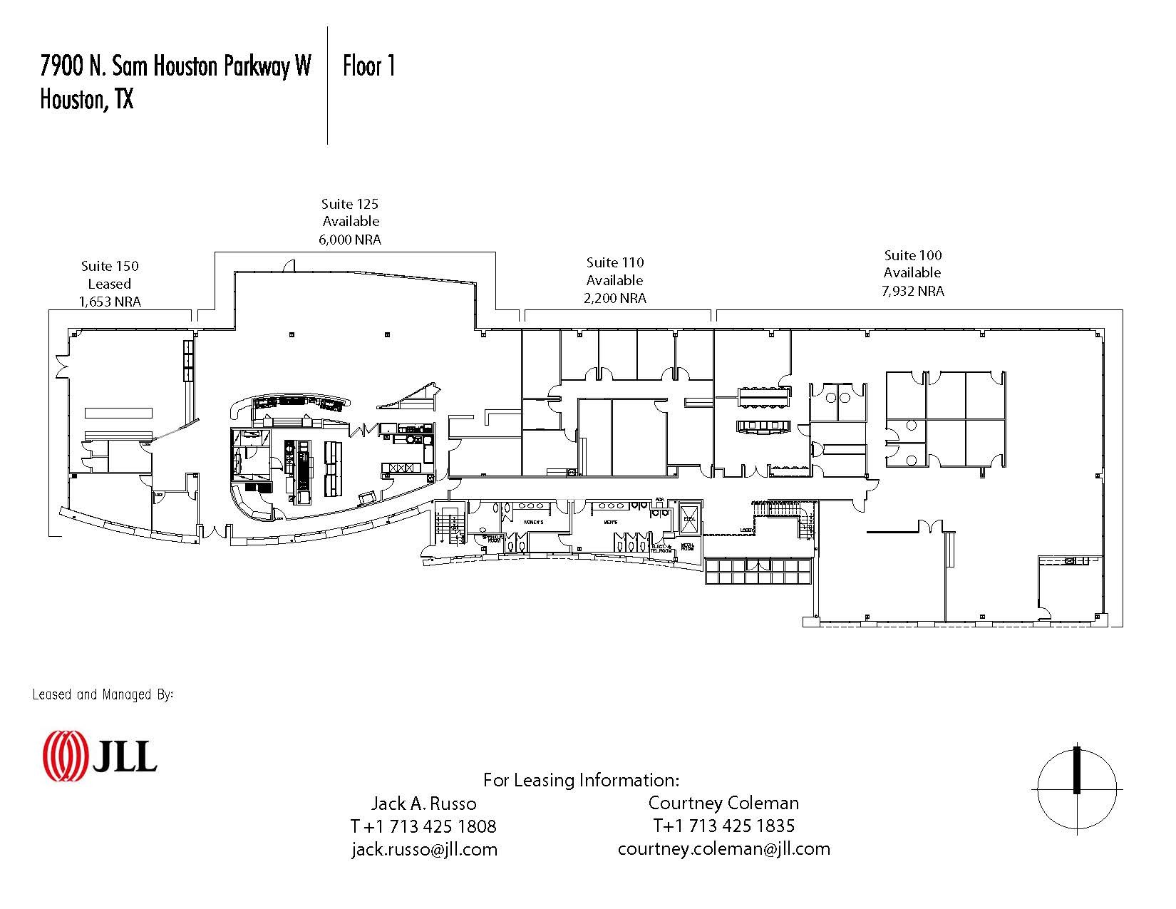 7900 N Sam Houston Pky W, Houston, TX en alquiler Plano de la planta- Imagen 1 de 1