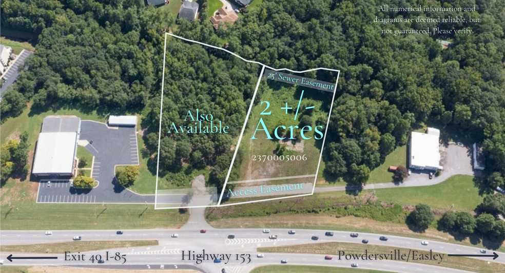 00 Highway 153, Piedmont, SC en venta - Foto del edificio - Imagen 3 de 8