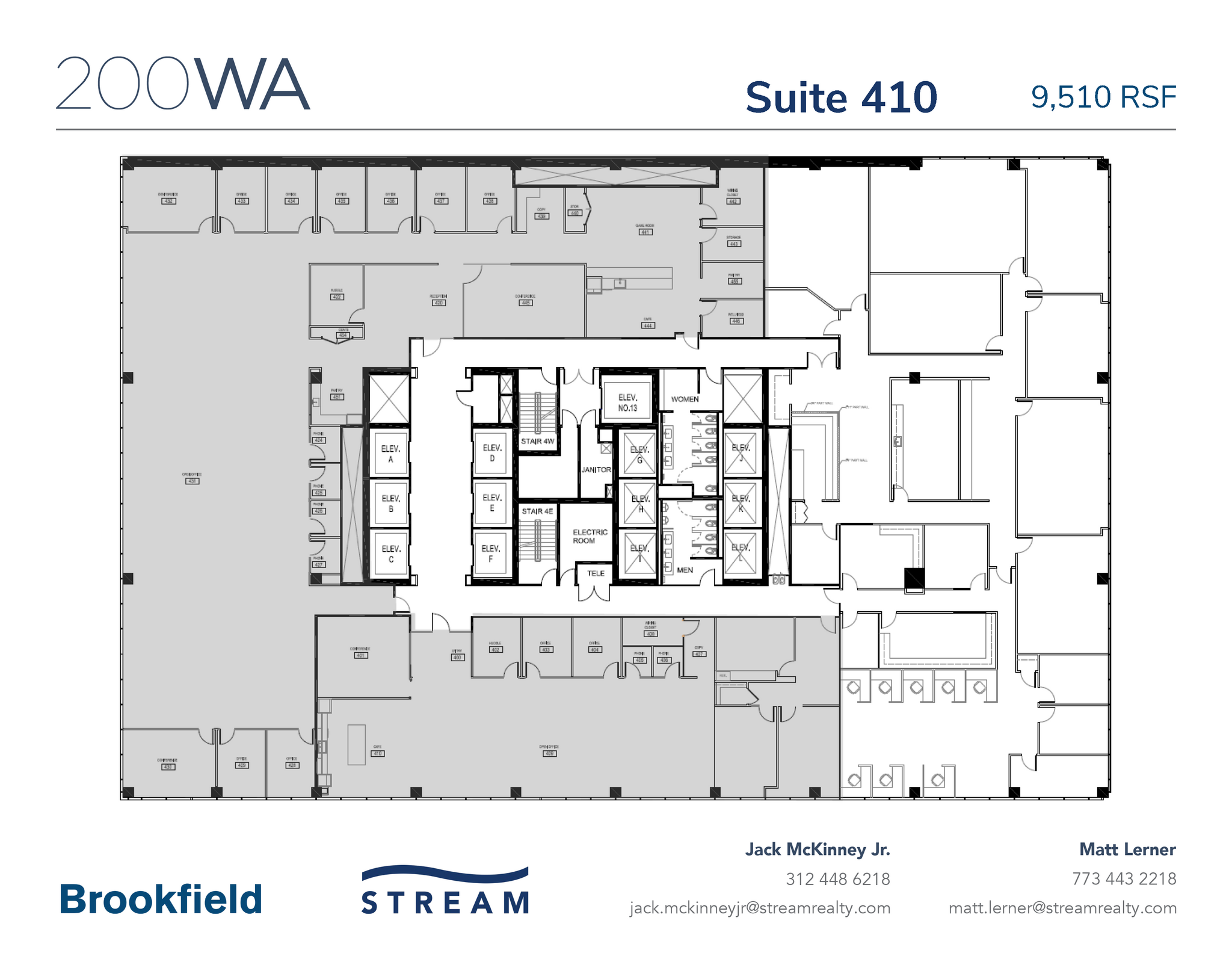 200 W Adams St, Chicago, IL en alquiler Plano de la planta- Imagen 1 de 1