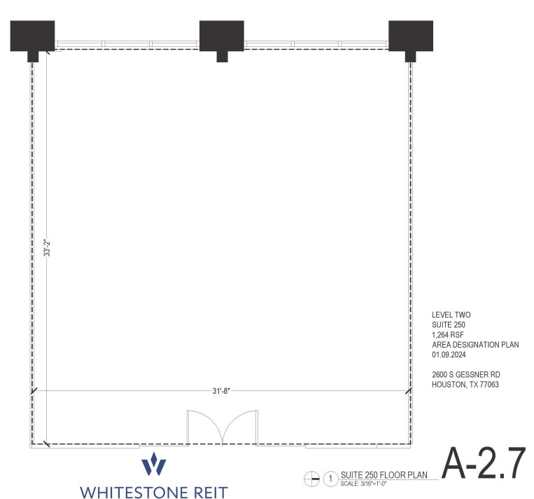 2600 S Gessner Rd, Houston, TX en alquiler Plano de la planta- Imagen 1 de 1