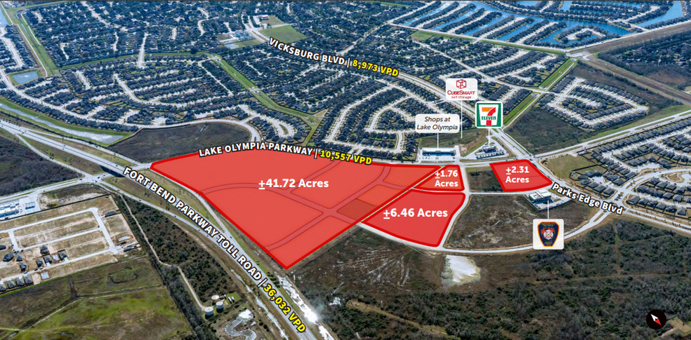 NWC Fort Bend Parkway Toll Road and Lake Olympia P, Missouri City, TX en venta - Foto del edificio - Imagen 1 de 1