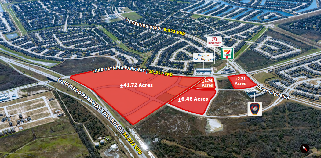 NWC Fort Bend Parkway Toll Road and Lake Olympia P, Missouri City, TX en venta Foto del edificio- Imagen 1 de 2