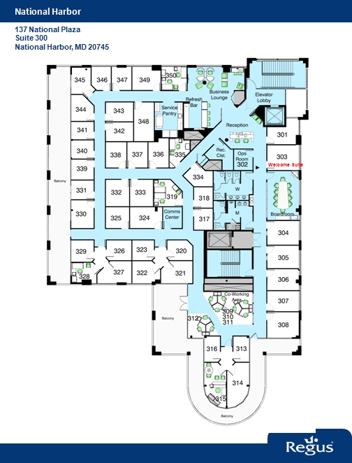 137 National Plz, Oxon Hill, MD en alquiler Plano de la planta- Imagen 1 de 1