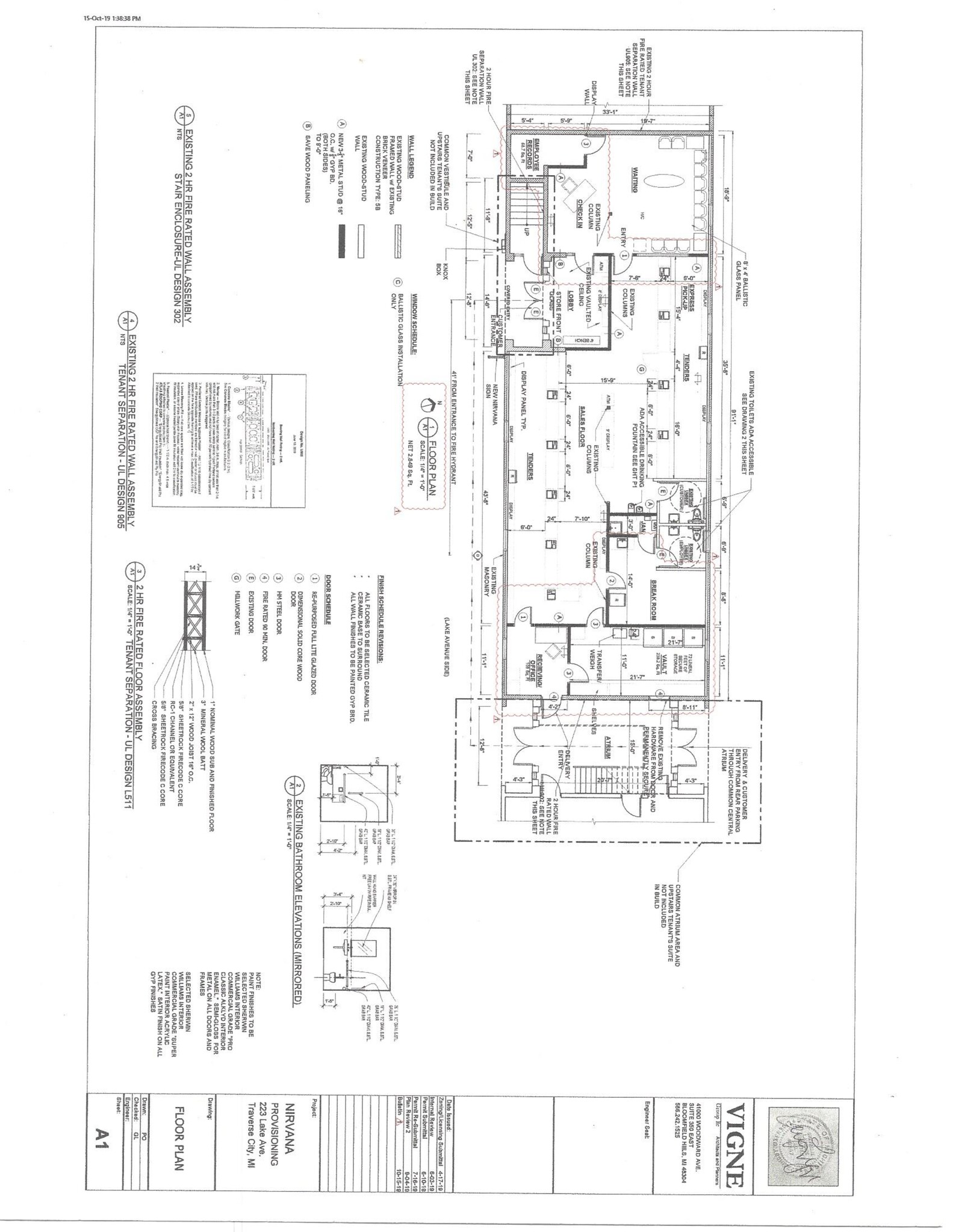 223-229 Lake Ave, Traverse City, MI en alquiler Plano del sitio- Imagen 1 de 1