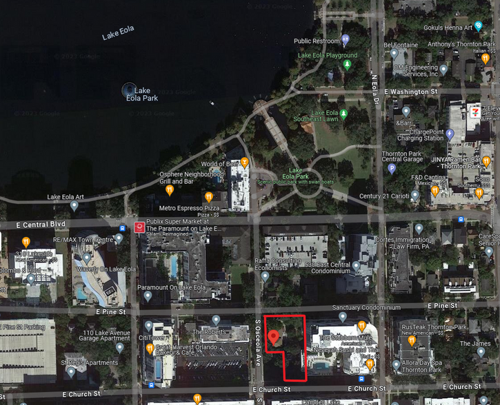 109 S Osceola Ave, Orlando, FL en venta - Vista aérea - Imagen 2 de 6