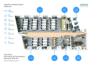 26 The Quadrant, Richmond en alquiler Plano de la planta- Imagen 2 de 4