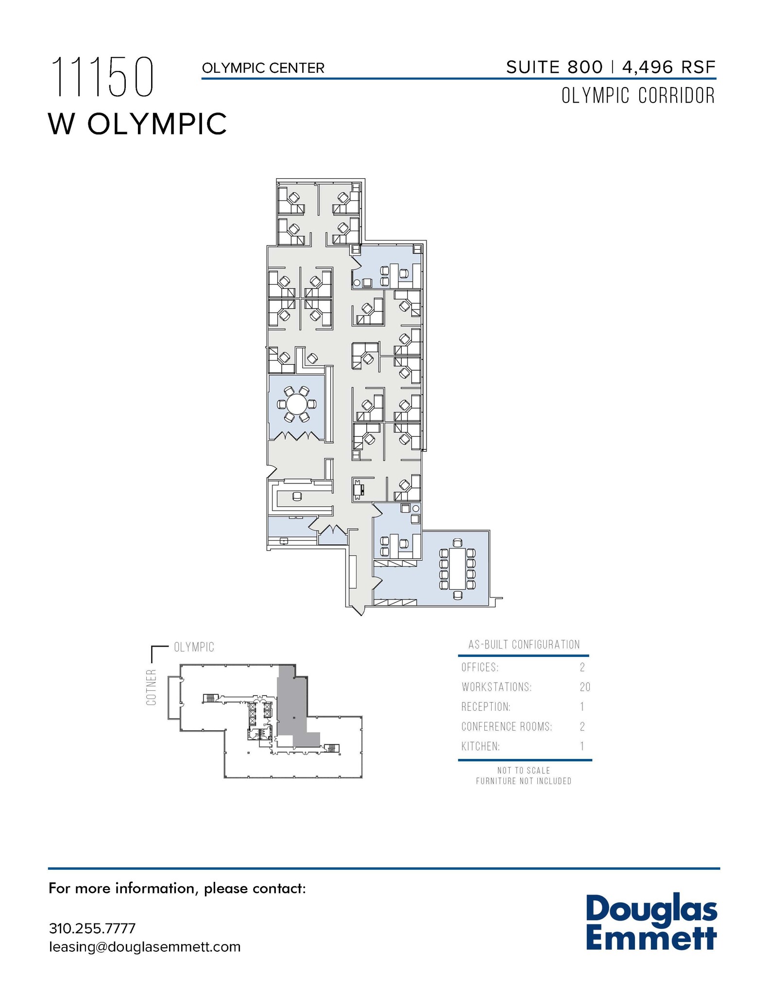 11150 W Olympic Blvd, Los Angeles, CA en alquiler Plano de la planta- Imagen 1 de 1