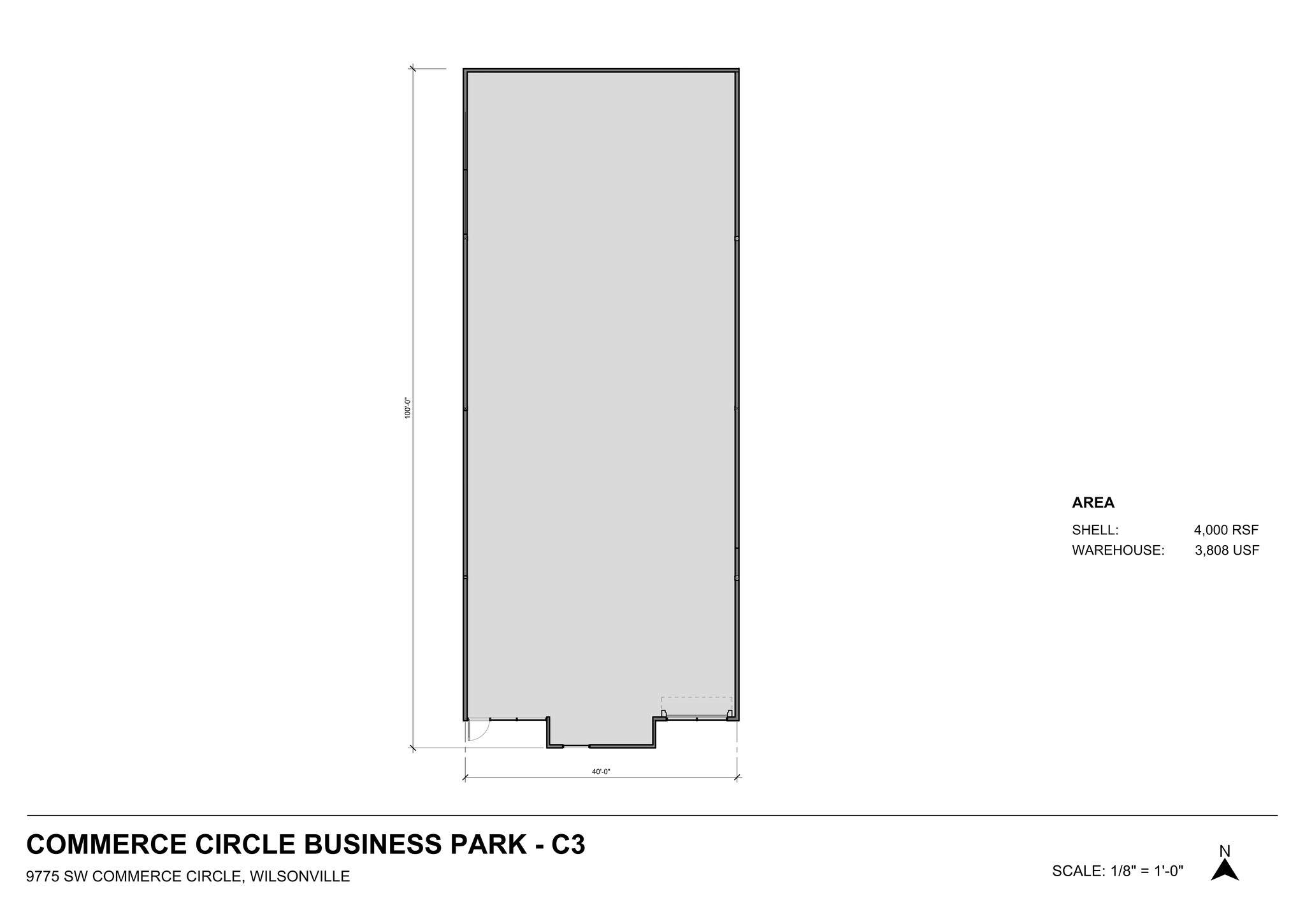 9775 SW Commerce Cir, Wilsonville, OR en alquiler Plano del sitio- Imagen 1 de 5